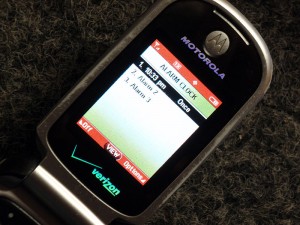 beat up old cell phone
