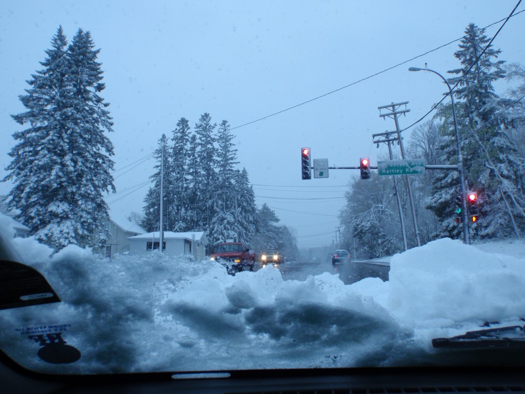 It's snowing in Duluth, MN in MAY!